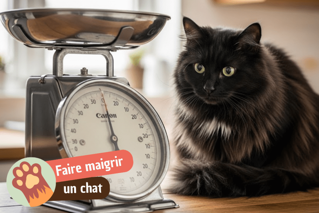 chat avec une balance