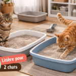 Litière pour 2 chats : combien de bacs faut-il installer ?