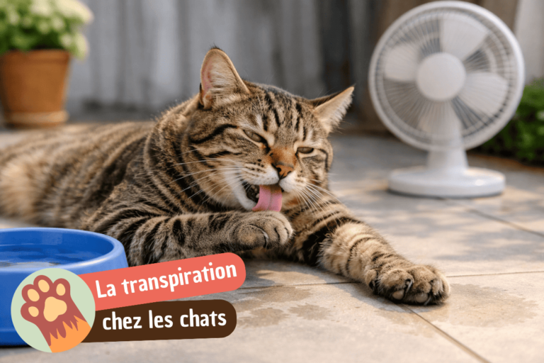 est-ce qu'un chat transpire ?