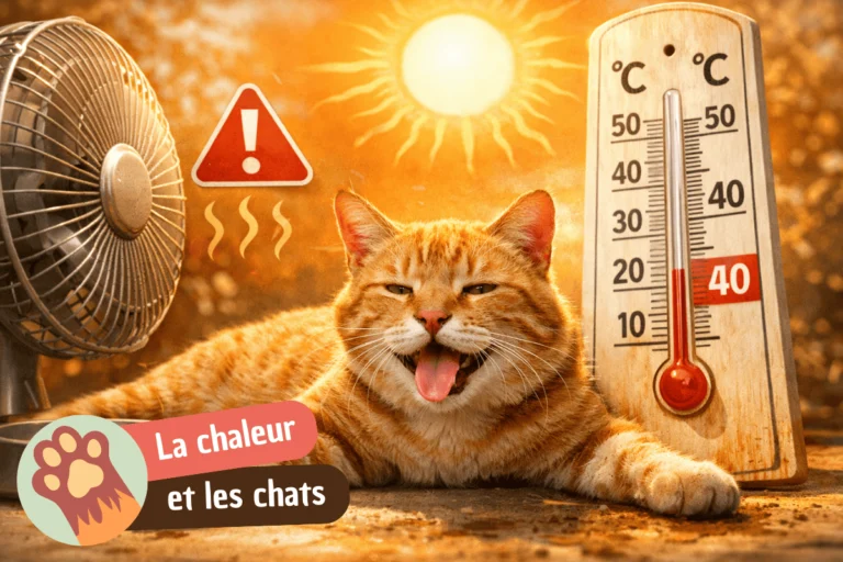 température trop chaude pour un chat