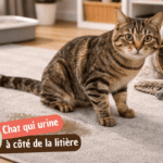 Mon chat fait pipi en dehors de sa litière : causes et solutions