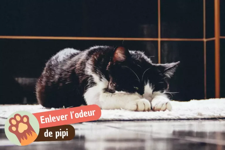 enlever l'odeur de pipi d'un chat