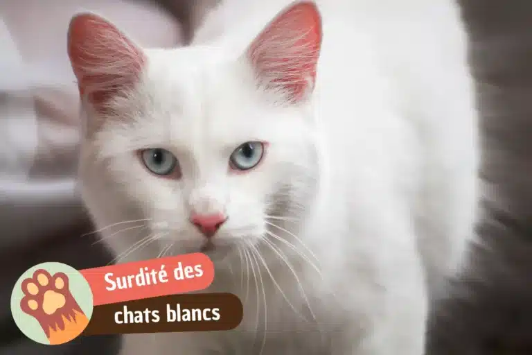chats blancs sourds