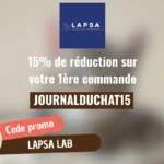 Code promo Lapsa Lab : 15% de réduction avec JOURNALDUCHAT15 en septembre 2026