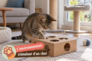 Lire la suite à propos de l’article Comment créer un environnement stimulant pour son chat au quotidien