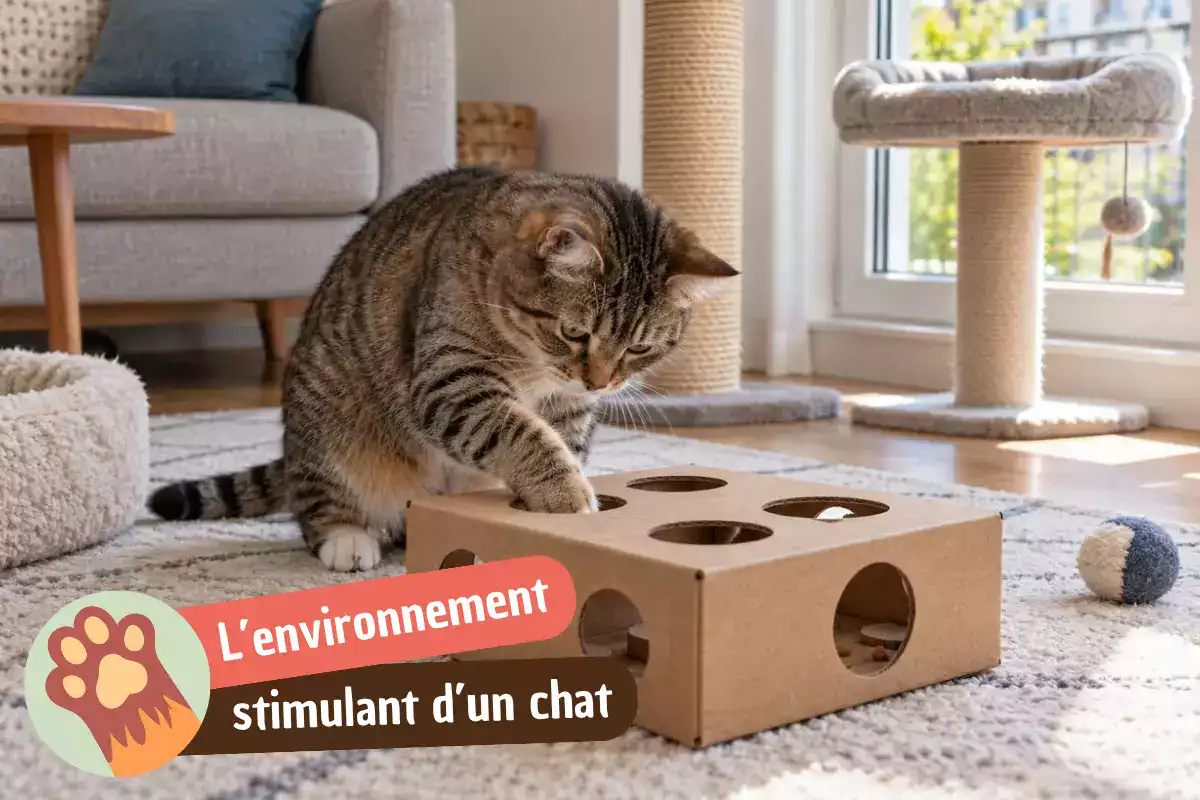 You are currently viewing Comment créer un environnement stimulant pour son chat au quotidien